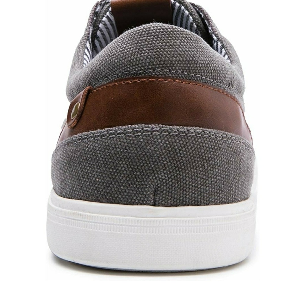 Men's Grey Casual Sneakers - Picture 4 of 5